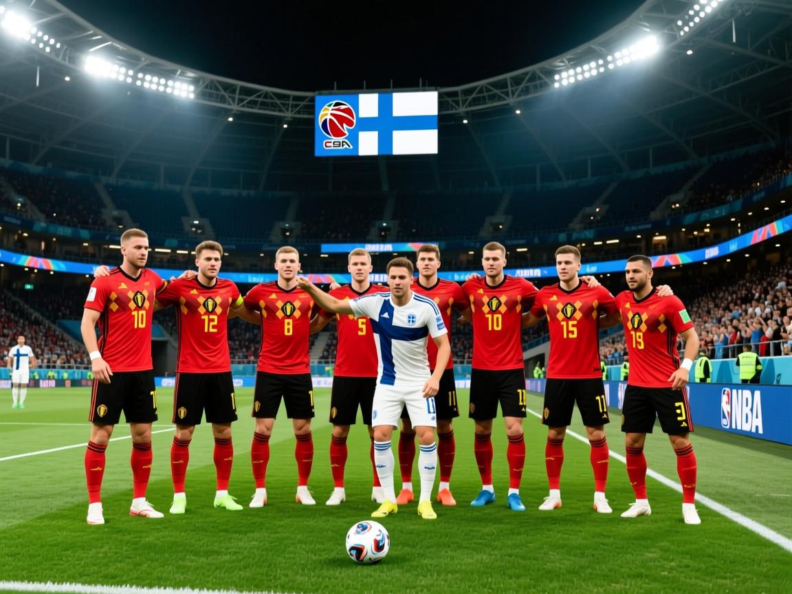 比利时队横扫芬兰,以小组第一晋级欧洲杯 第3张