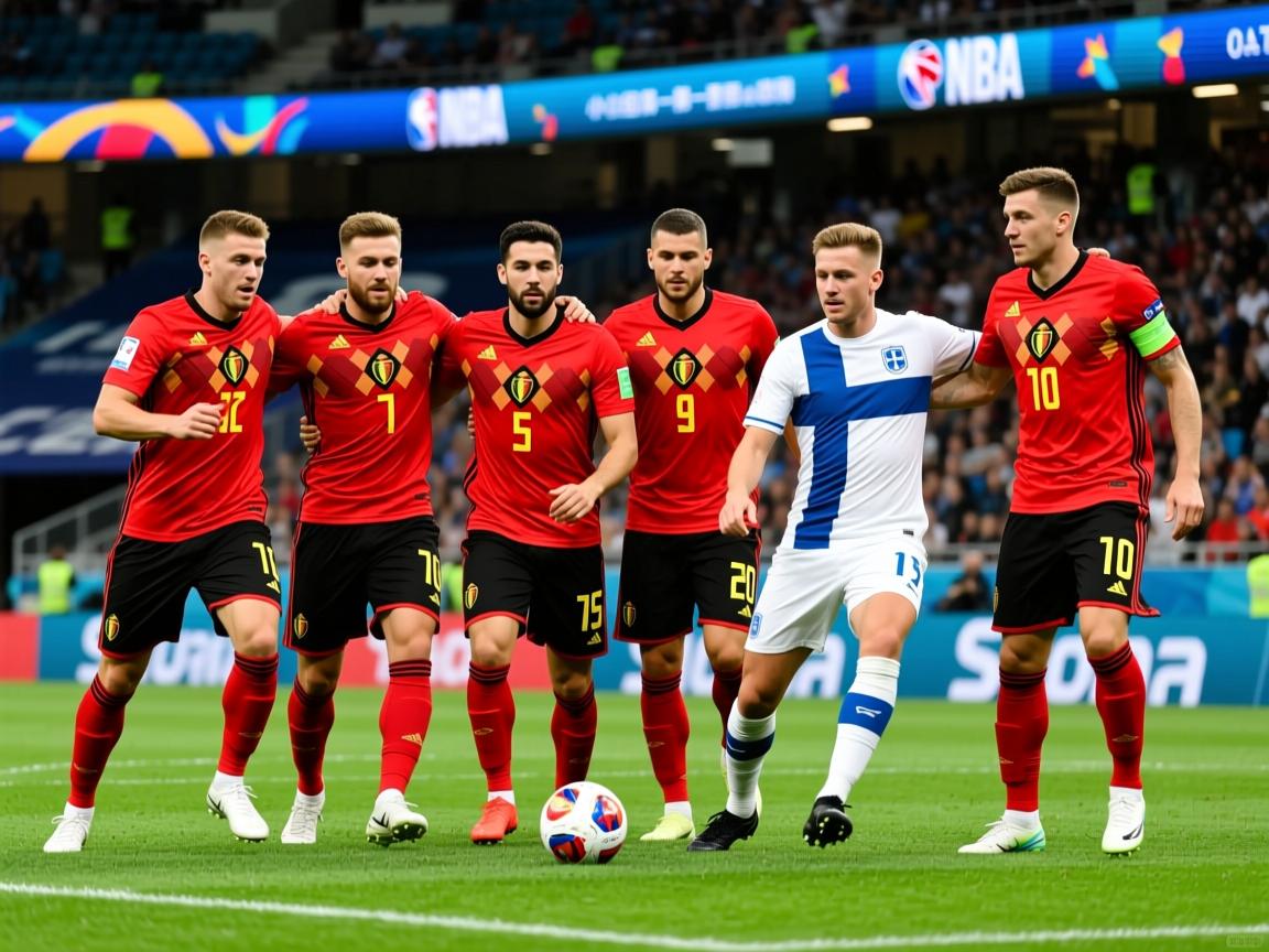 比利时队横扫芬兰，以小组第一晋级欧洲杯  第2张